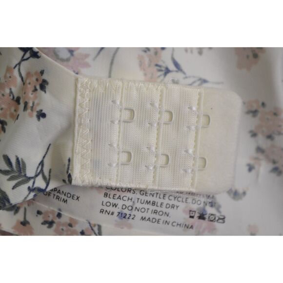 Lucky Brand Lounge Bralette Women's XL Floral Wireless Padded - Picture 9 of 10